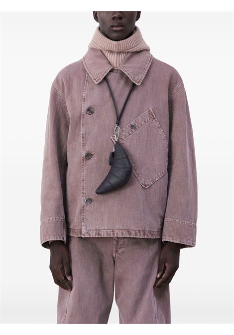 croissant coin purse unisex dark brown LEMAIRE | SL0054 LL0018BR490